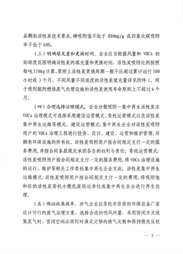 2022年度挥发性有机物活性炭吸附处理设施运行管理