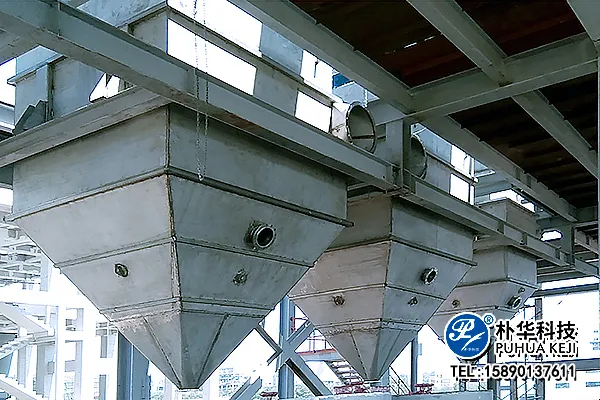 焦作和兴化工15台不锈钢除尘安装现场