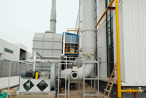 郑州朴华科技RTO设备在化工园区现场安装工程实例